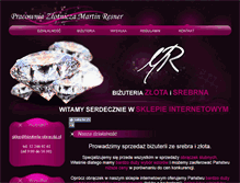 Tablet Screenshot of bizuteria-obraczki.pl